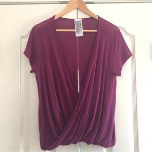 Free People| Burgundy Hoffman Top